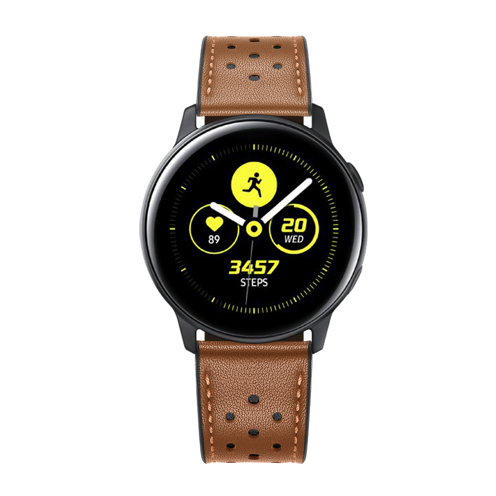 Dây da Italia Size 20mm cho Galaxy Watch Active 1, Galaxy Watch Active 2, Galaxy Watch 42, Huawei Watch 2, Ticwatch, Amazfit