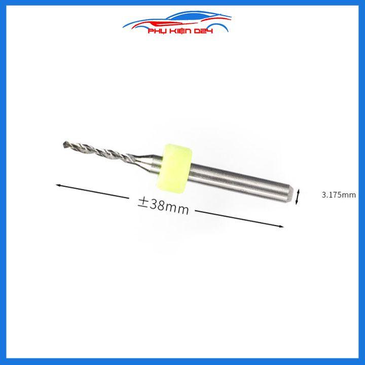 Hộp 10 mũi khoan CNC cao cấp độ chính xác cao đường kính tùy chọn 0.3mm-3.0mm