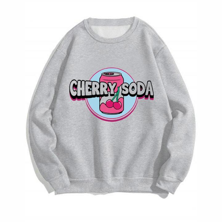 Áo sweater Unisex in Chery Soda