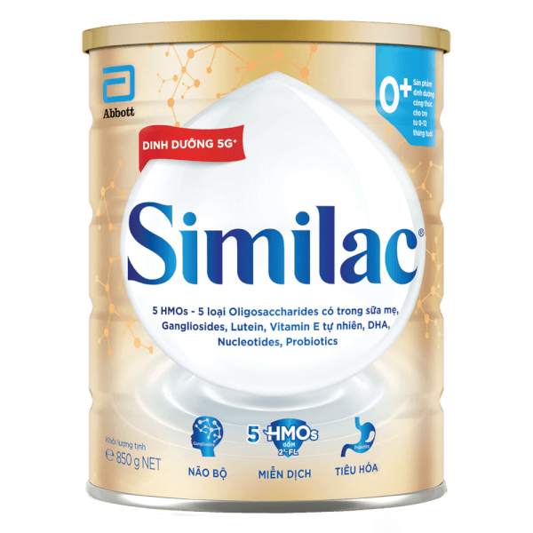 Sữa Bột Similac 5G 0+ (0-12 tháng) 850g