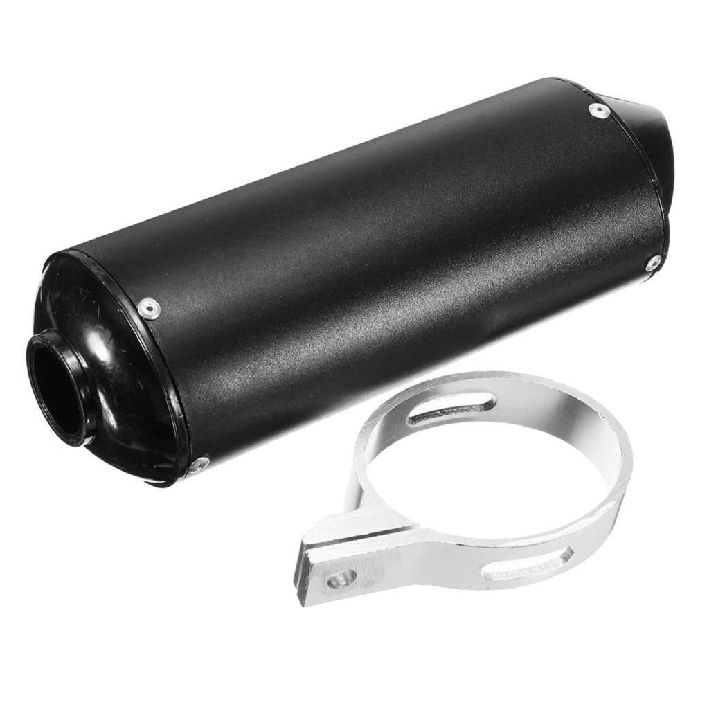 28mm Black Exhaust Pipe  Clamp For 50cc 110 125cc Quad Dirt Bike ATV