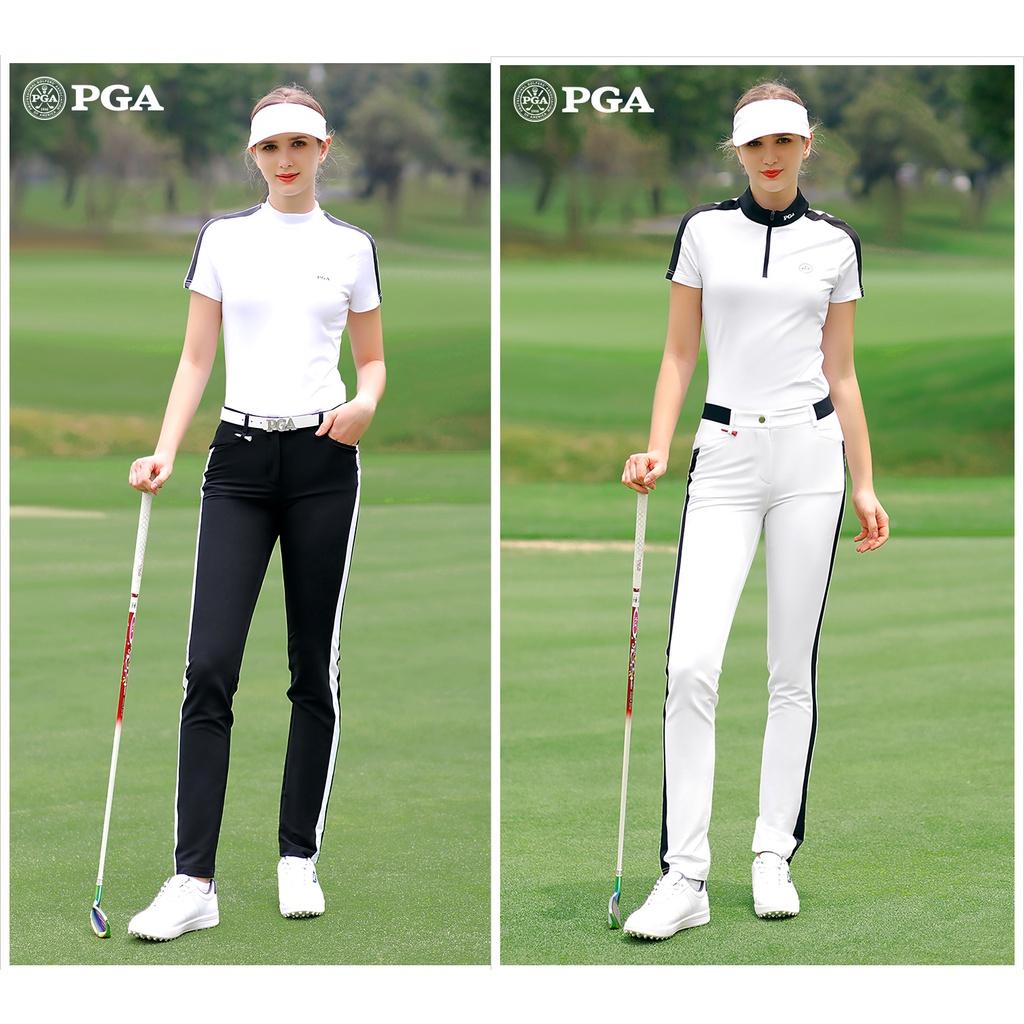 Quần dài golf nữ PGA -102005 - Chất liệu Polyester kết hợp vải Cotton - Làm lên sự sang trọng và cuốn hút trên sân