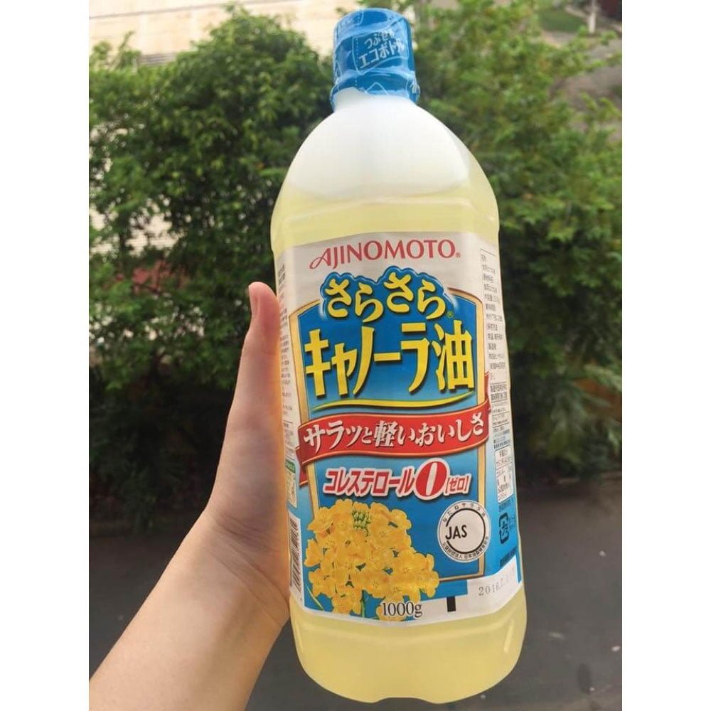 Dầu hoa cải Ajinomoto bổ sung Omega Nội địa Nhật Bản - Tặng kẹo mật ong Senjaku nguyên chất 100%