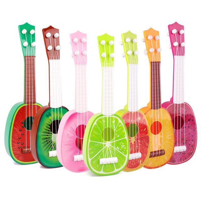 Đàn Guitar Mini Trái Cây Giúp Bé Cảm Thụ Âm Nhạc ( hàng sẵn )