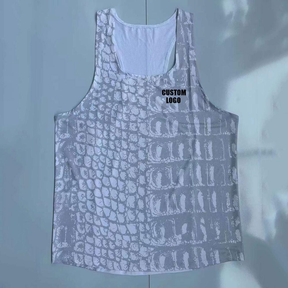 Đàn ông thời trang chạy marathon singlets không tay vest Color: Shorts Size: XL