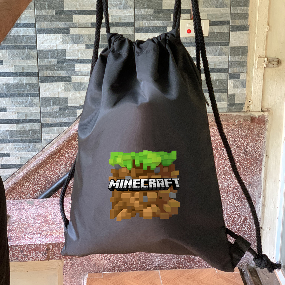 Bao,Túi Rút Minecraft Đựng Đồ Tiện Lợi, Có Lớp Chống Thấm Nước Tốt,Bền Đẹp, Giá Rẻ, Dùng Đi Bơi, Dã Ngoại Du Lịch