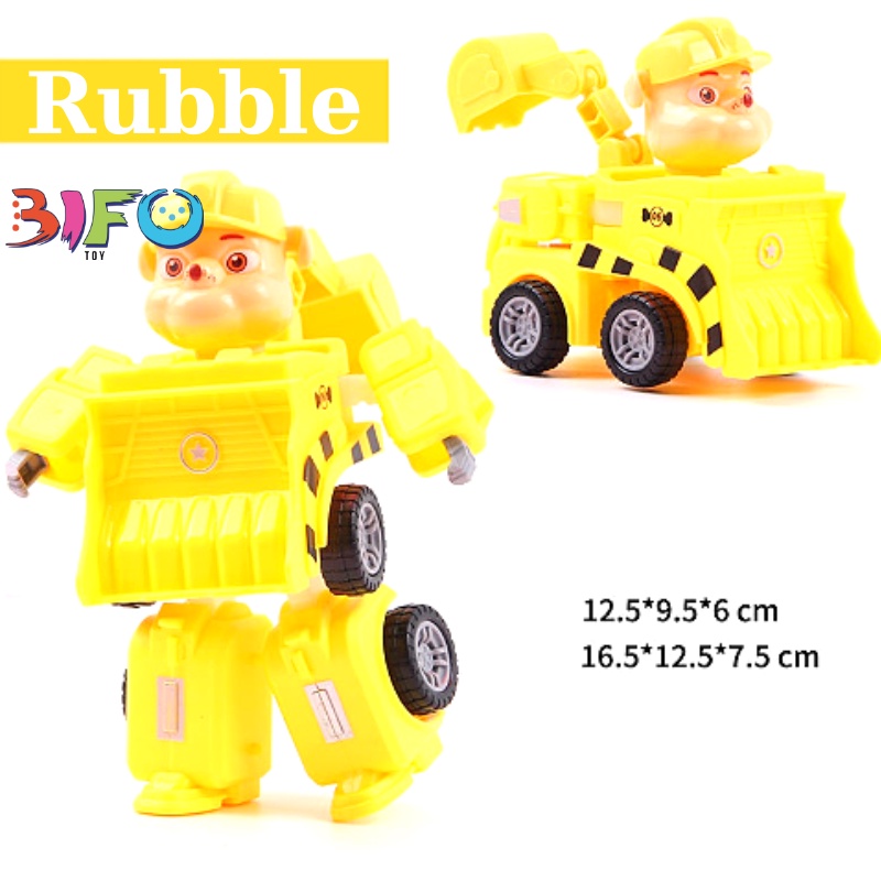 Đồ chơi chó cứu hộ Paw Patrol lắp ráp biến hình 2 trong 1 cho bé thảo sức vui chơi(mẫu lẻ túi)