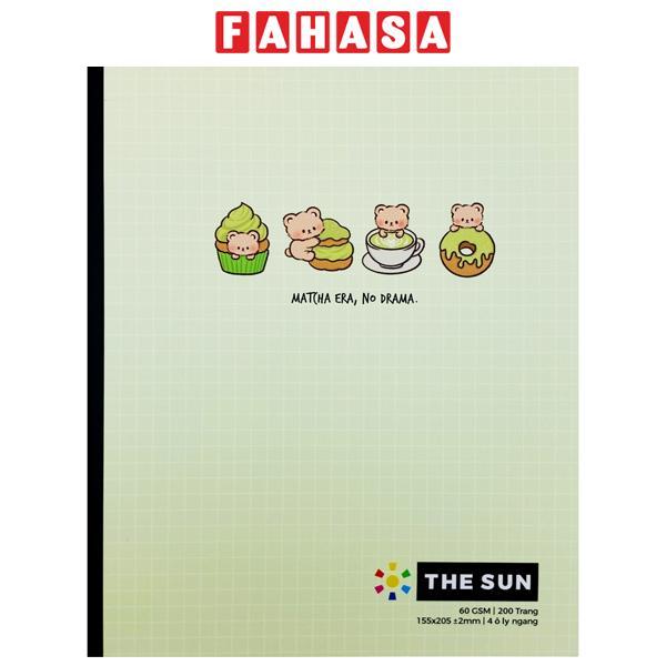 Tập Học Sinh Kawaii - 4 Ô Ly Ngang - 200 Trang 60gsm - The Sun 02