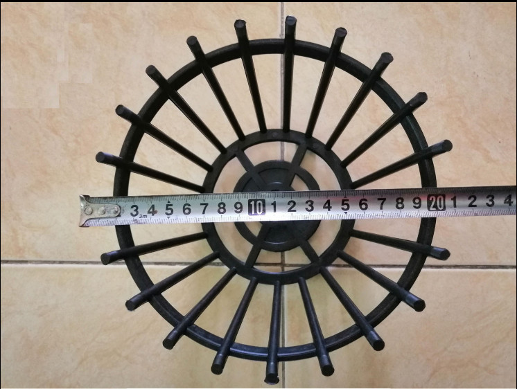 COMBO 10 TÚI LƯỚI LÓT CHẬU TRỐNG RƠI GIÁ THỂ TRỒNG LAN + 10 CHẬU NHỰA GIẢ GỖ FI20
