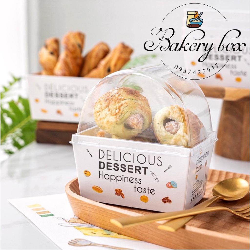Hộp Giấy Trắng Nắp Bầu DELICIOUS