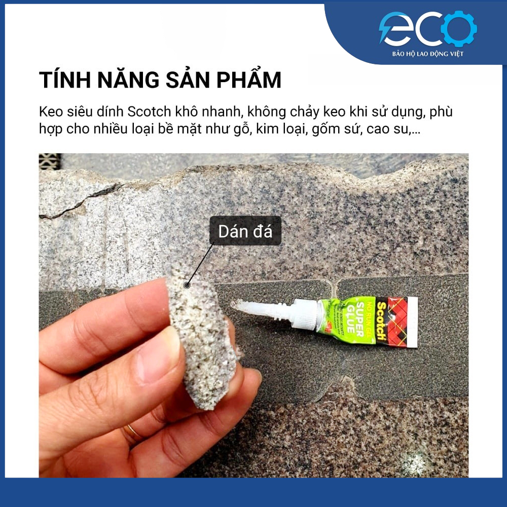 Keo 3M AD113 Super Glue 2g – Keo Dán Giày, Gỗ, Nhựa, Cao Su Siêu Dính – Gel Trong Suốt Không Chảy