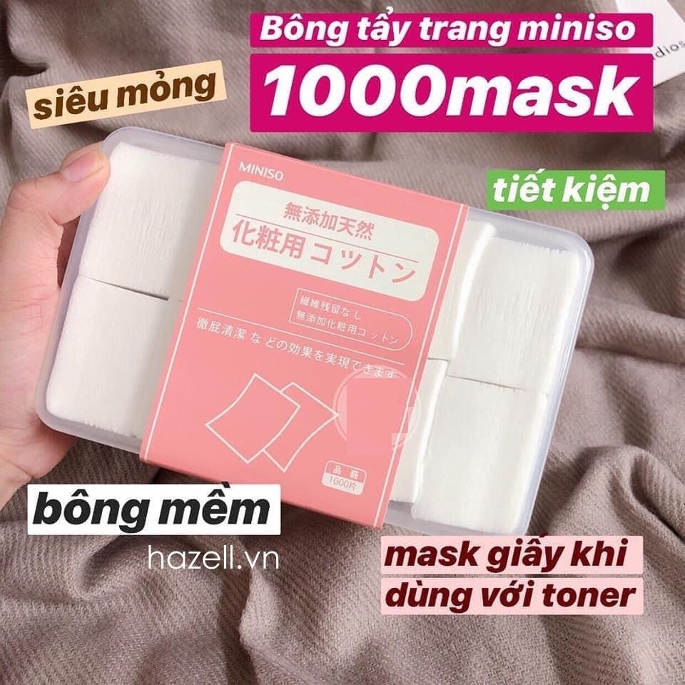 Bông Tẩy Trang Miniso 1000 miếng