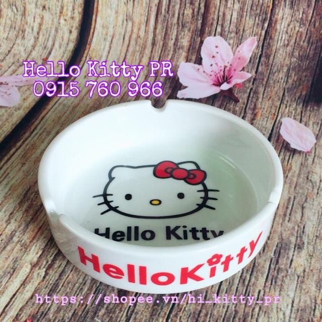 Gạt tàn sứ Hello Kitty