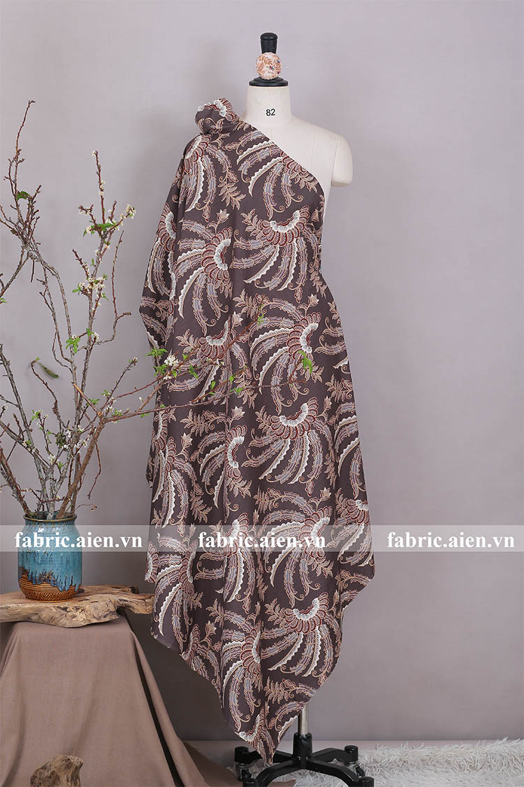 Vải Batik Soga Kain Katun Print ABSOK-02 | VẢI BÁN THEO TẤM