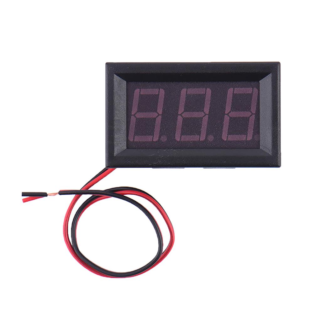 2 Wire AC70-500V Digital Volt Voltage Meter Voltmeter Car Motor 0.56''