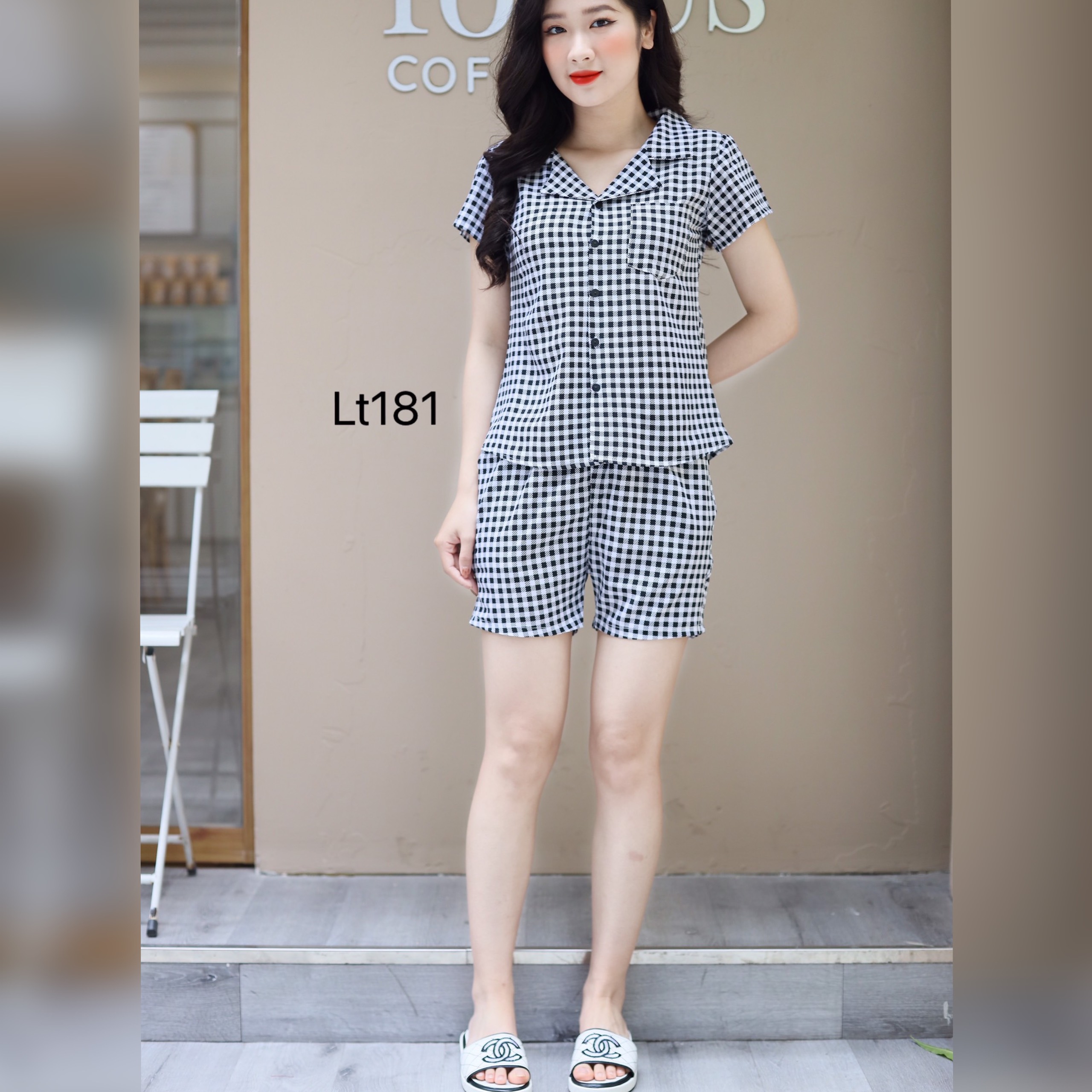 [Akina] Quần Áo Mặc Nhà, Đồ Bộ Mặc Nhà, Đồ Bộ Nữ Mẫu Pizama Đùi Lên Dáng
