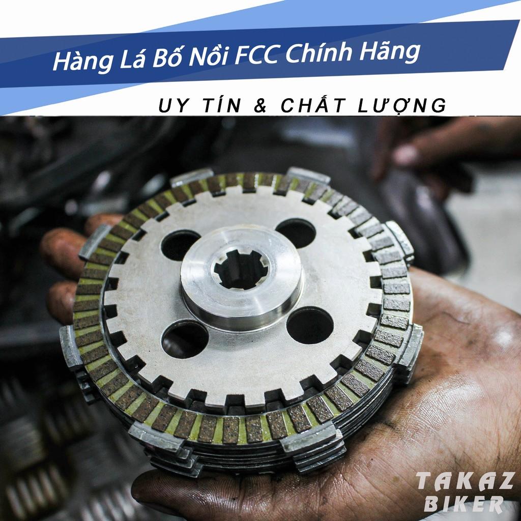 A5 bộ Lá bố nồi và Lá sắt FCC Ya Exciter 150cc