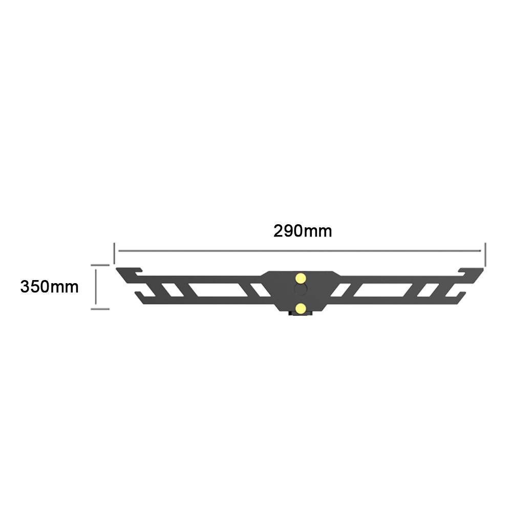 Camping Storage Rack Aluminum Alloy Lantern Stand Adjustable Cookware Clothes Hanger Desk Mount Storage Organizer for Outdoor Camping Picnic Fishing BBQ