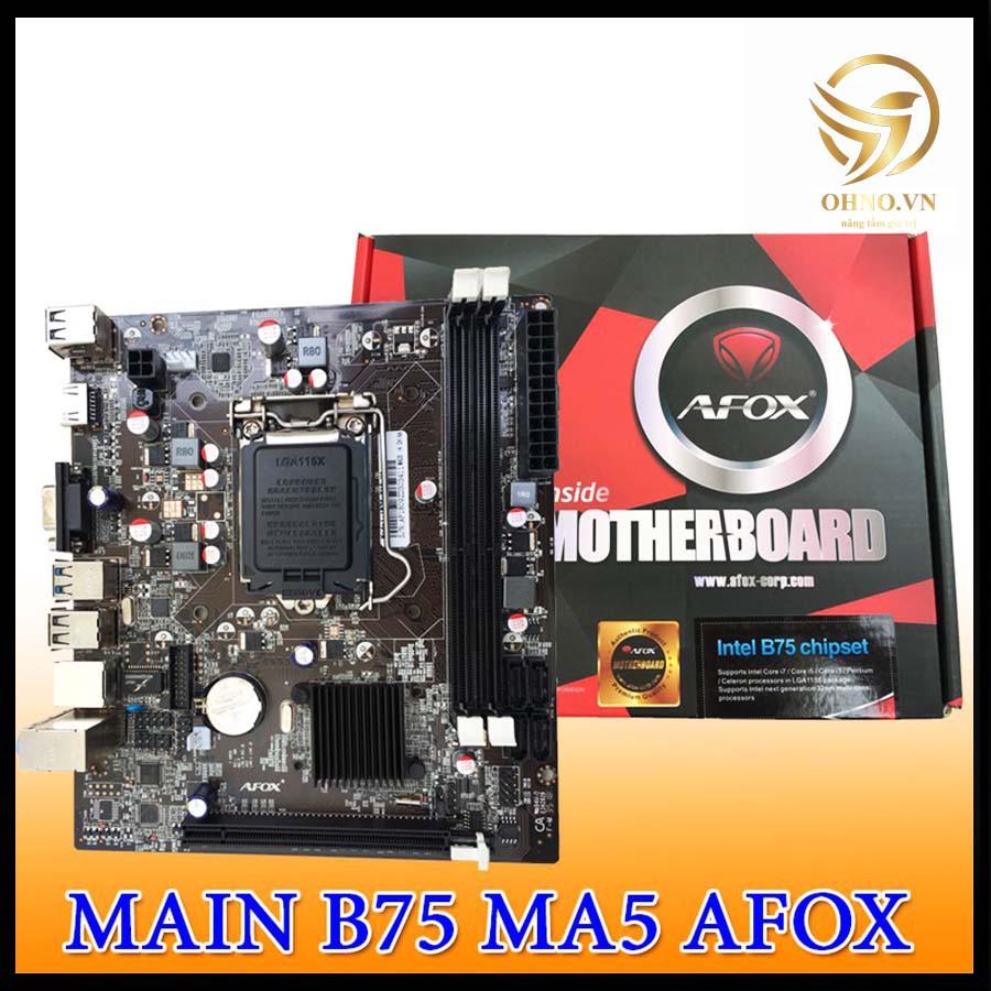 Main Máy Tính AFOX B75 Full Box Mainboard Linh kiện Điện Tử Cho Máy Tính PC hàng chính hãng