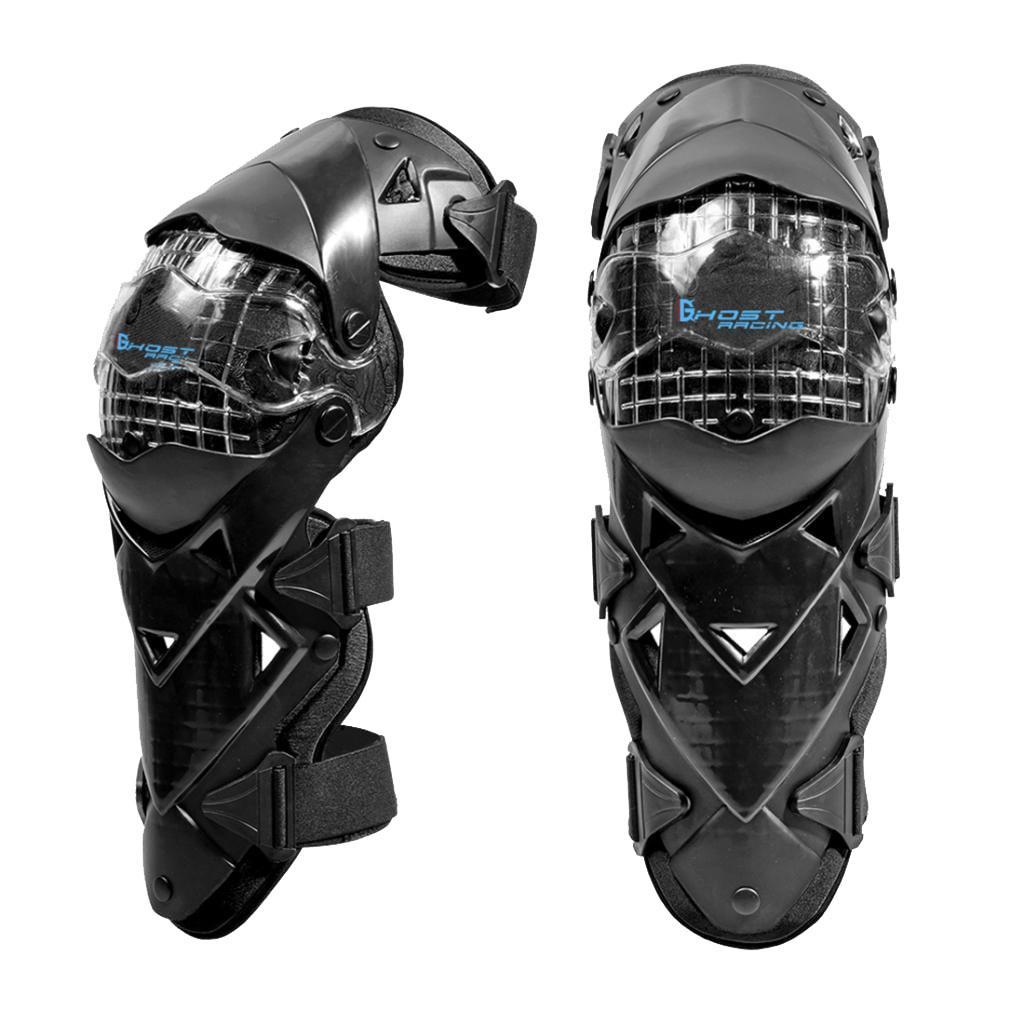 Motorcycle Dirt Bike Adult Knee Pads Protective Guards Gear Pad White