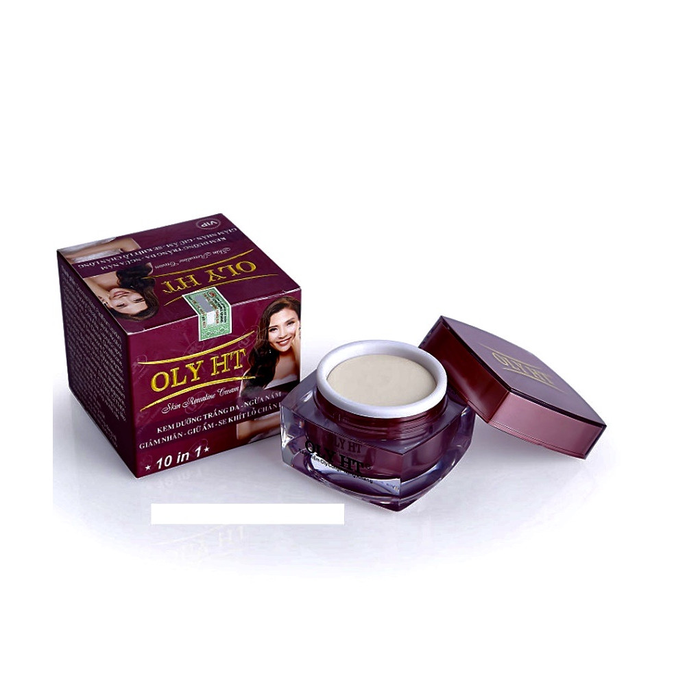KEM DƯỠNG TRẮNG DA - NGỪA NÁM - GIẢM NHĂN - GIỮ ẨM - SE KHÍT LỖ CHÂN LÔNG - OLYHT 35g