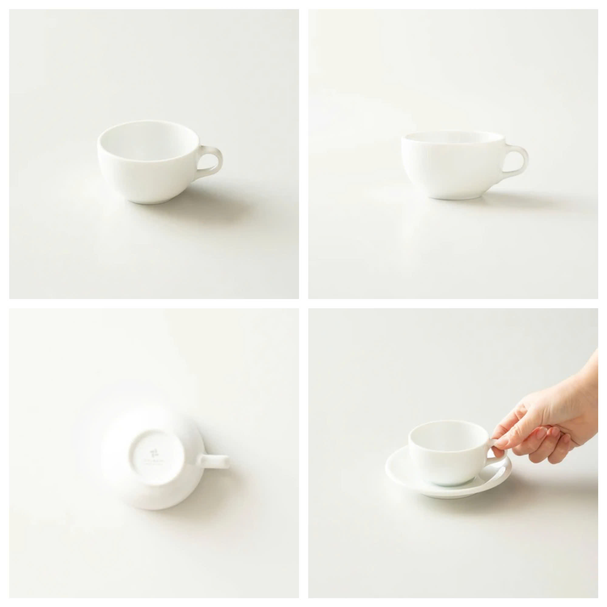 New 2024 Ly sứ Origami Cappuccino Bowl 170ml uống trà cà phê