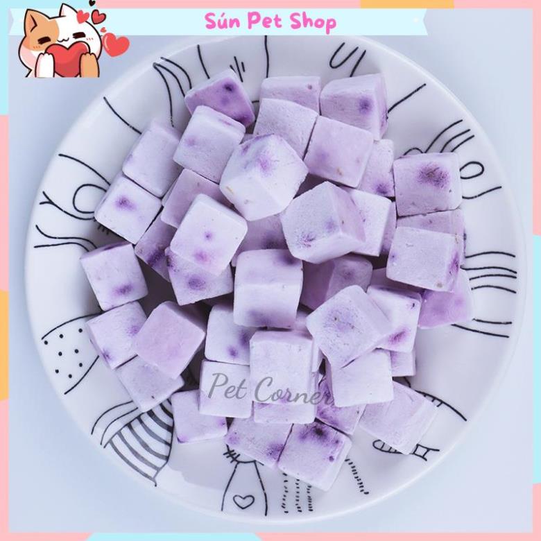 Sữa chua sấy lạnh giàu dinh dưỡng cho thú cưng, sữa chua sấy khô cho chó mèo và chuột hamster