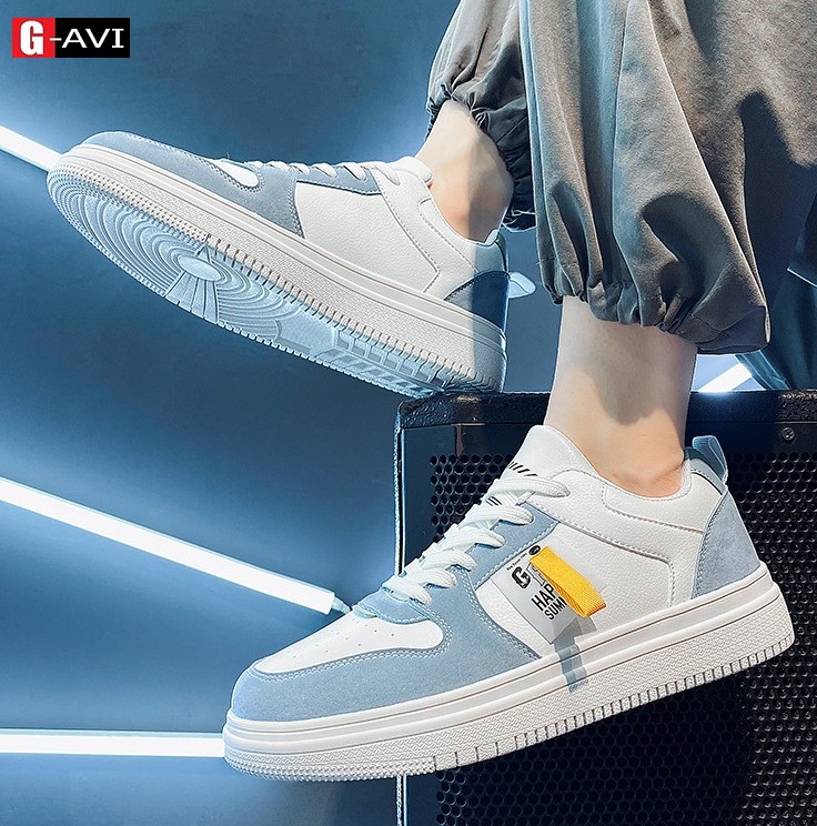 Giày Sneaker Nam Đế Bằng Đẹp Phong Cách Trẻ Trung Năng Động Đi Học Đi Chơi Đều Đẹp AVI - 260