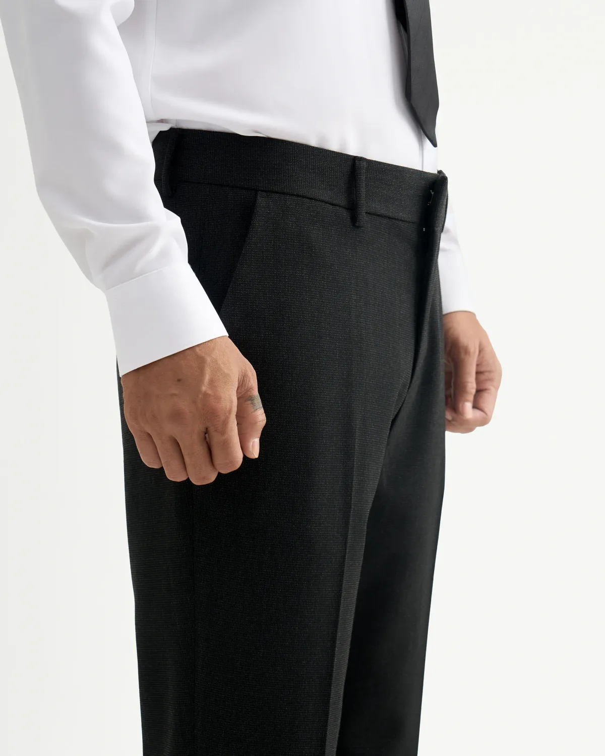 Quần tây nam/ Quần vải Form Slim cropped - RT 10S25PFO009 | ROUTINE CÀ MAU