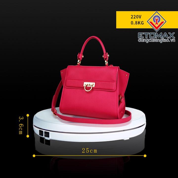 Bàn xoay trưng bày 220v đường kính 25cm chịu tải 10Kg