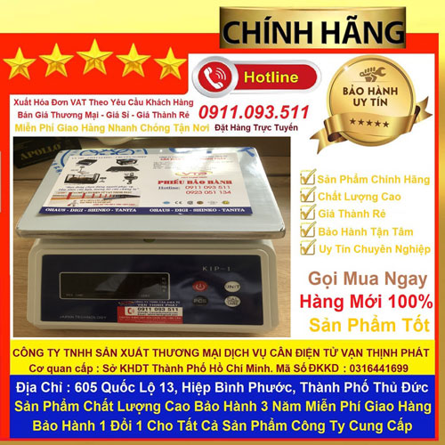 Cân Điện Tử Chống Nước Kip 6 kg