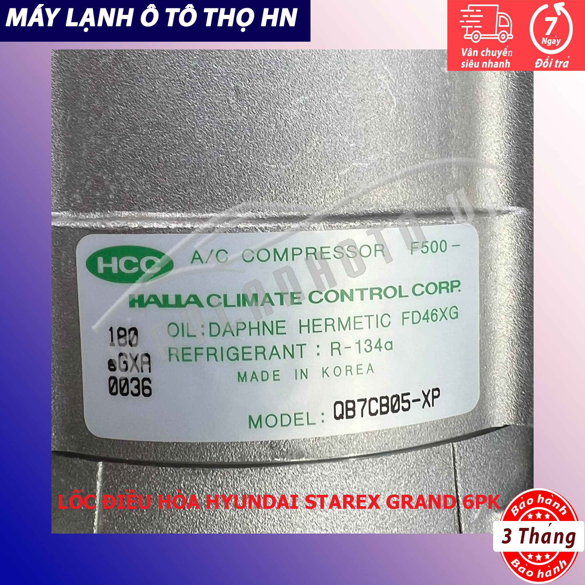 Lốc điều hòa Hyundai Starex Grand 2007 2008 2009 2010 2011 2012 2013 2014 2015 Hàn Quốc 07 08 09 10 11 12 13 14 15 97701-4H100