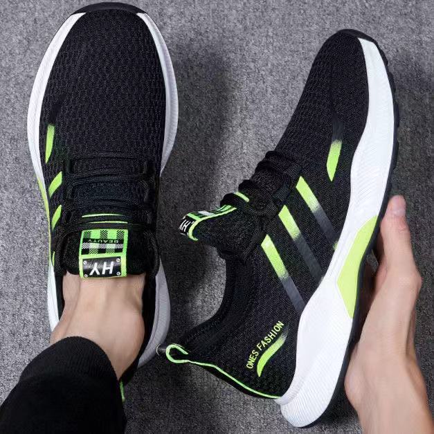 Giày Thể Thao Nam GEMI - Giày Sneaker Màu Xanh  Đen, Giày Thể Thao Độ Đàn Hồi Tốt, Chống Trơn  - G5015