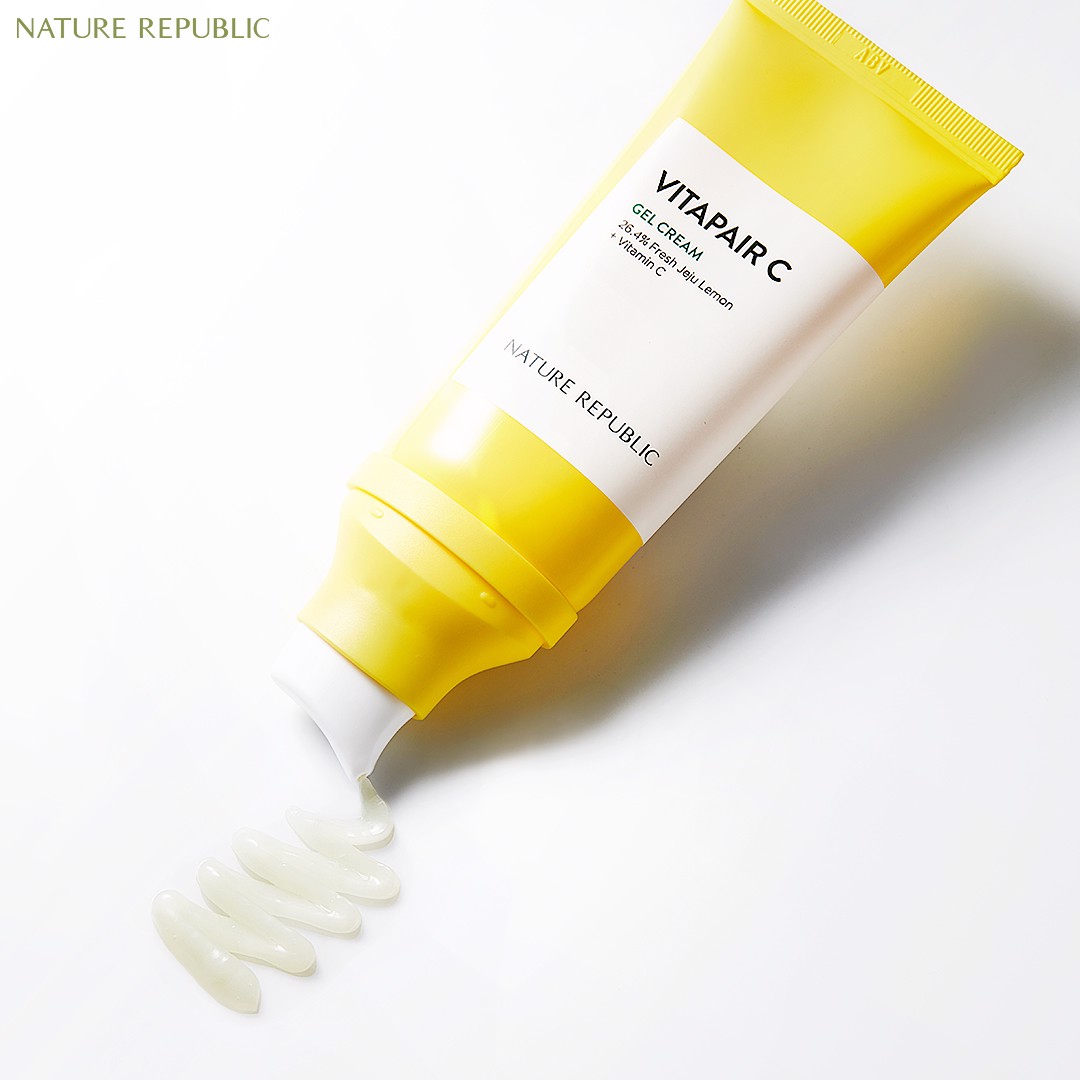 Kem Dưỡng Hỗ Trợ Trắng Da Mờ Thâm Hàn Quốc Nature Republic Vitapair C Gel Cream - OZ Slim Store