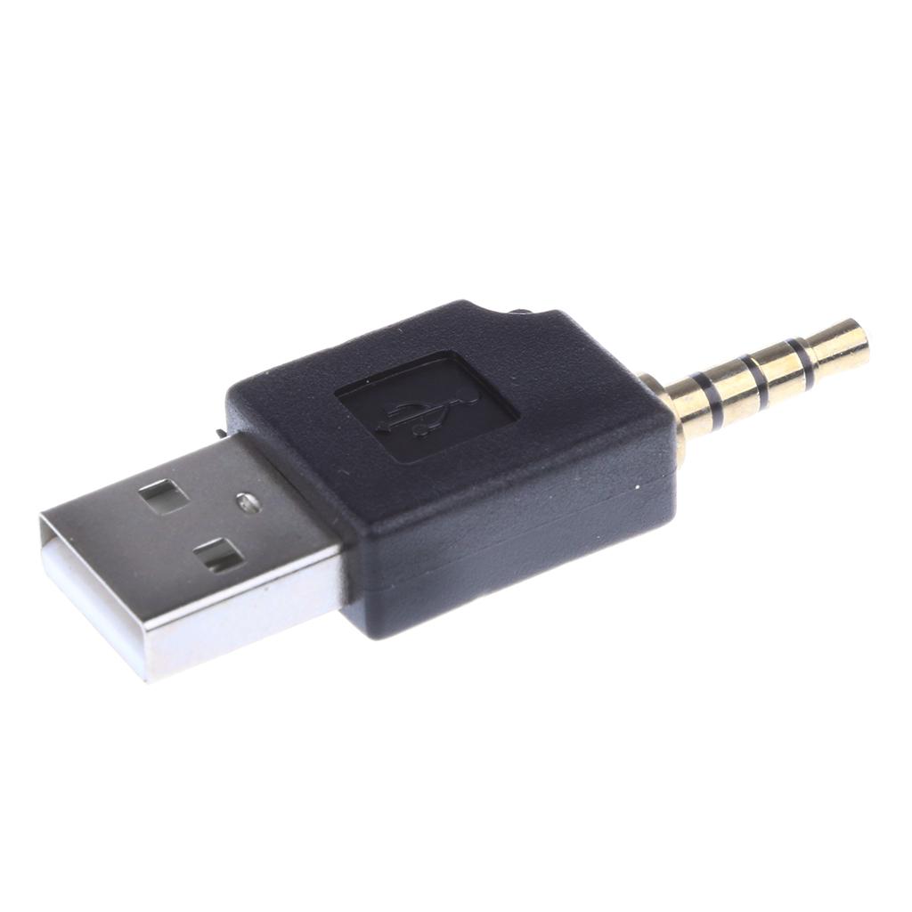 Portable USB 2.0 to 3.5mm Adapter for Apple iPod Shuffle 1st 2nd Generation