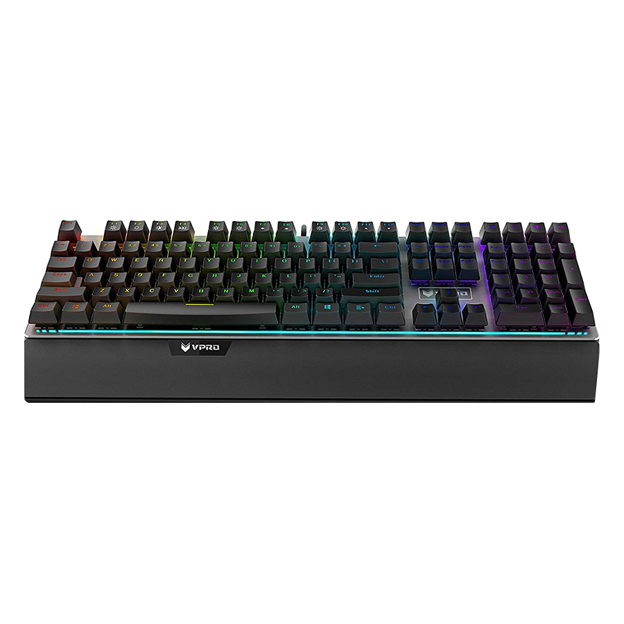 Bàn Phím Cơ Có Dây Rapoo V720S RGB Mechanical Fullsize - Hàng Chính Hãng