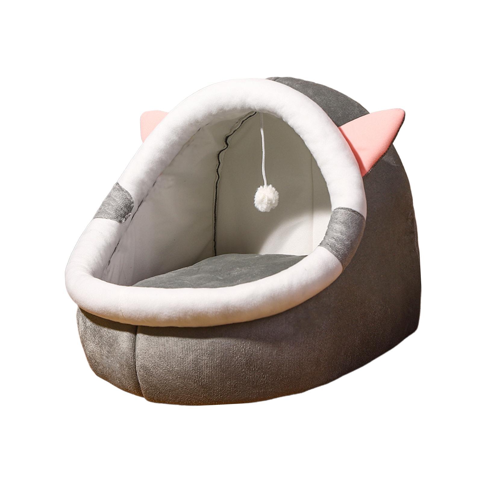 Cat Bed Cave Kennel Sleeping Semi Enclosed Pet Cat Nest for Puppy Dog Kitten