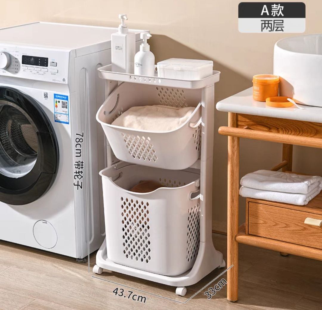 Kệ đựng đồ đa năng 3 tầng, 2 tầng có bánh xe cao cấp