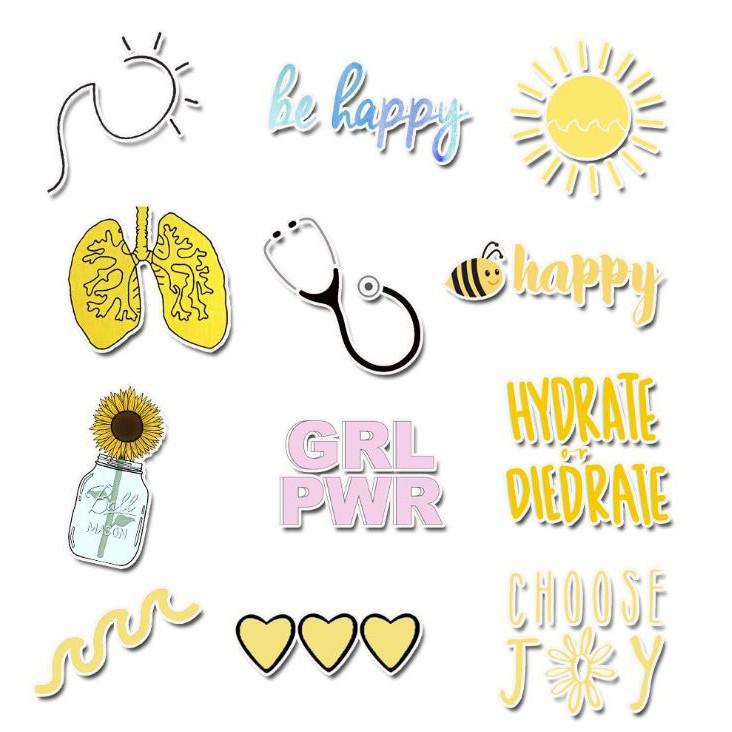 Sticker dán cao cấp CHỦ ĐỀ HAPPY Cực COOL ms#8