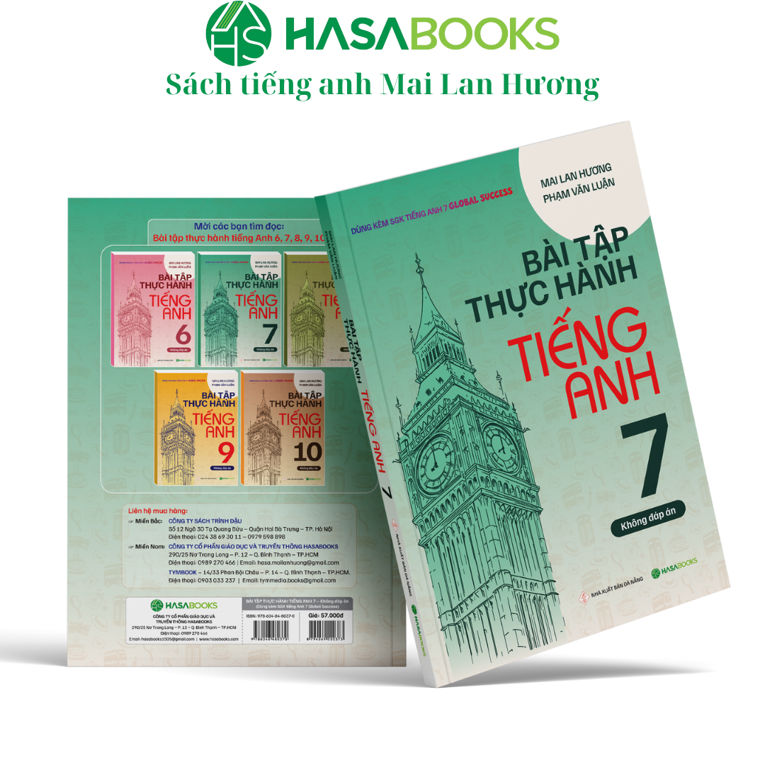 Bài Tập Thực Hành Tiếng Anh 7 Global Success (Không Đáp Án) - Mai Lan Hương