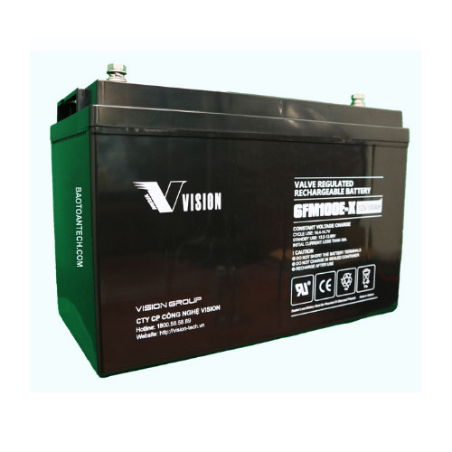 Ắc quy Vision 6FM100E-X 12V 100Ah