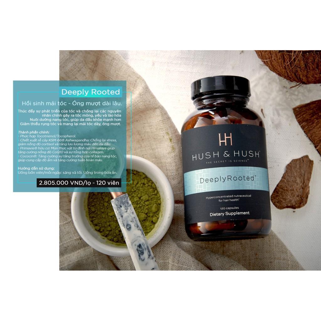 Viên Uống Chống Rụng Tóc Và Phục Hồi Tóc Image Skincare Hush & Hush Deeply Rooted 120 viên