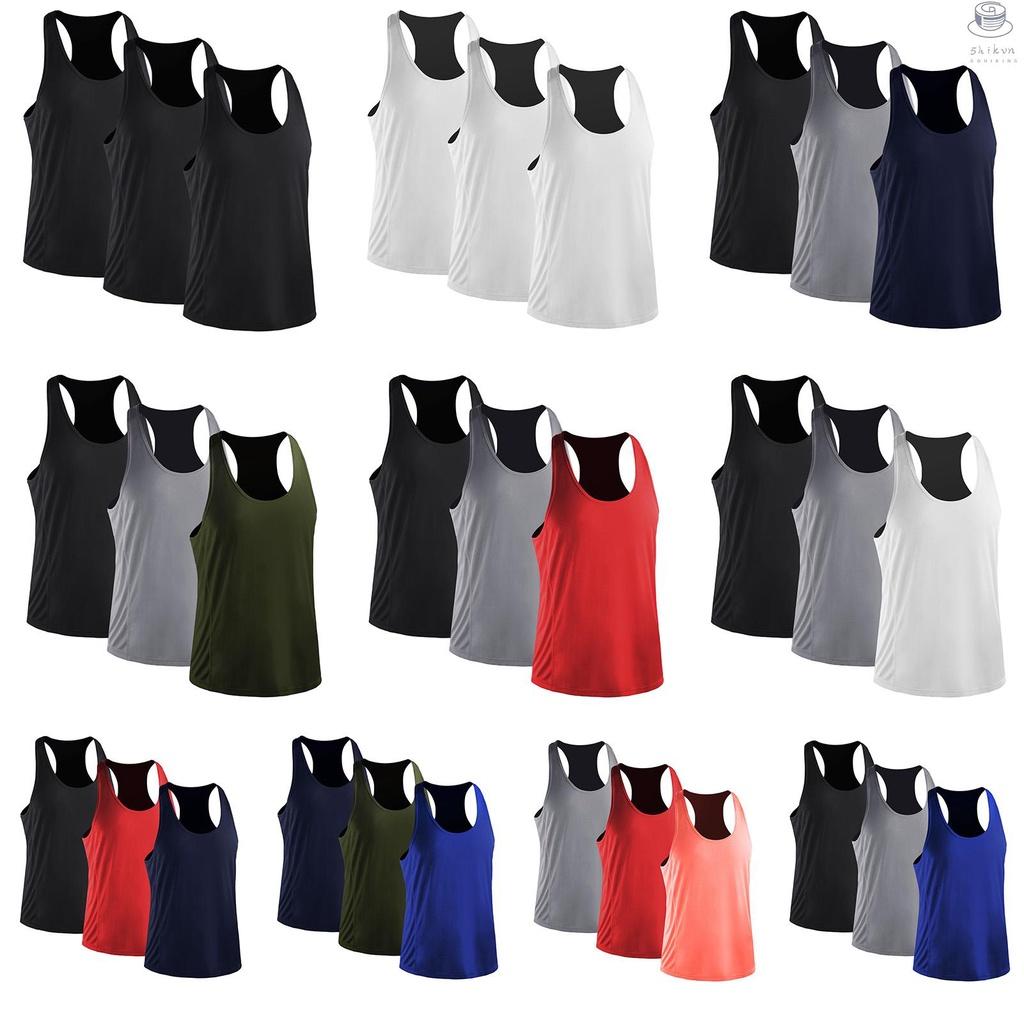 Bộ 3 áo ba lỗ thể thao mau khô cho nam