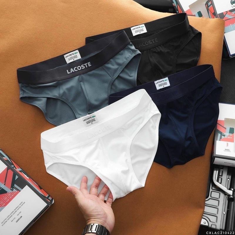 Combo 4 quần sịp tam giác nam, quần lót nam thun lạnh lacot