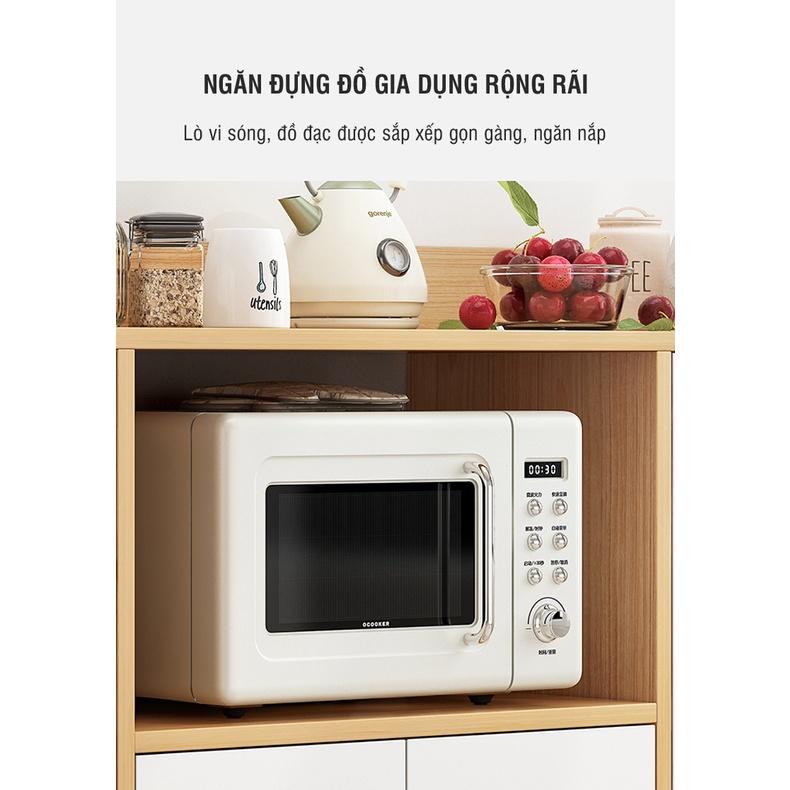 Tủ kệ lò vi sóng phong cách Nordic, Kệ nhà bếp đa năng