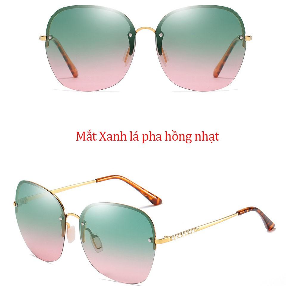 Kính Mát Nữ, Kính Mát Nữ Cao Cấp, Kính Mát Nữ Chống Tia UV Màu Gradient Mới Nhất Mùa Hè AK027-Aoron