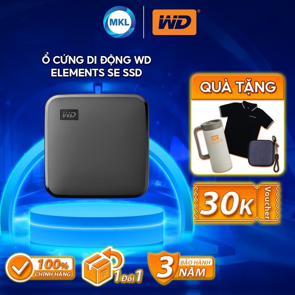 Ổ cứng WD Elements SE SSD 480GB/1TB/2TB Hàng Chính Hãng