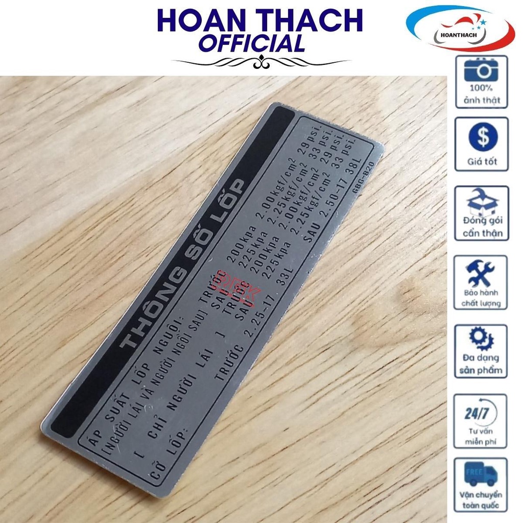 Tem Hướng Dẫn Sử Dụng Lốp Dành Cho Xe Máy Dream 87505Gbgb20