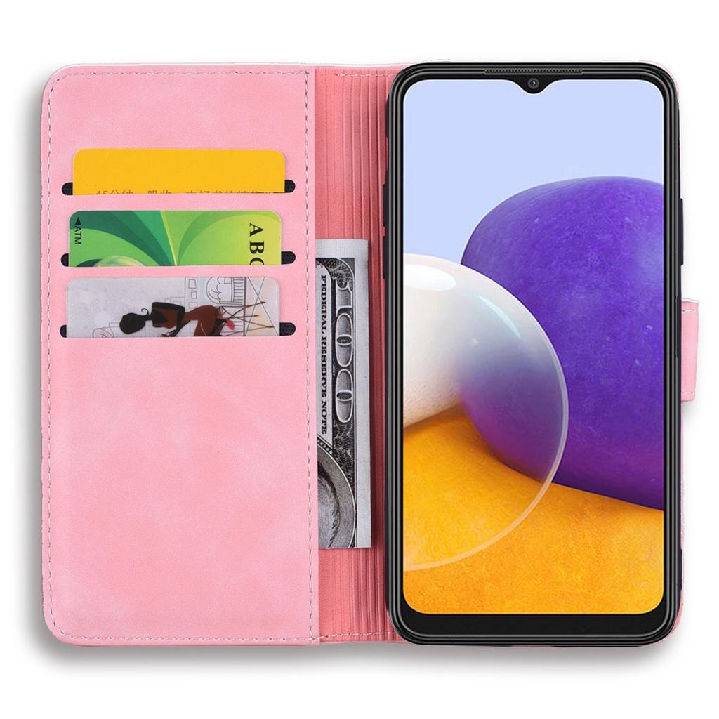 Ốp lưng điện thoại dạng ví da lật dành cho Samsung Galaxy A22 4G A13 5G