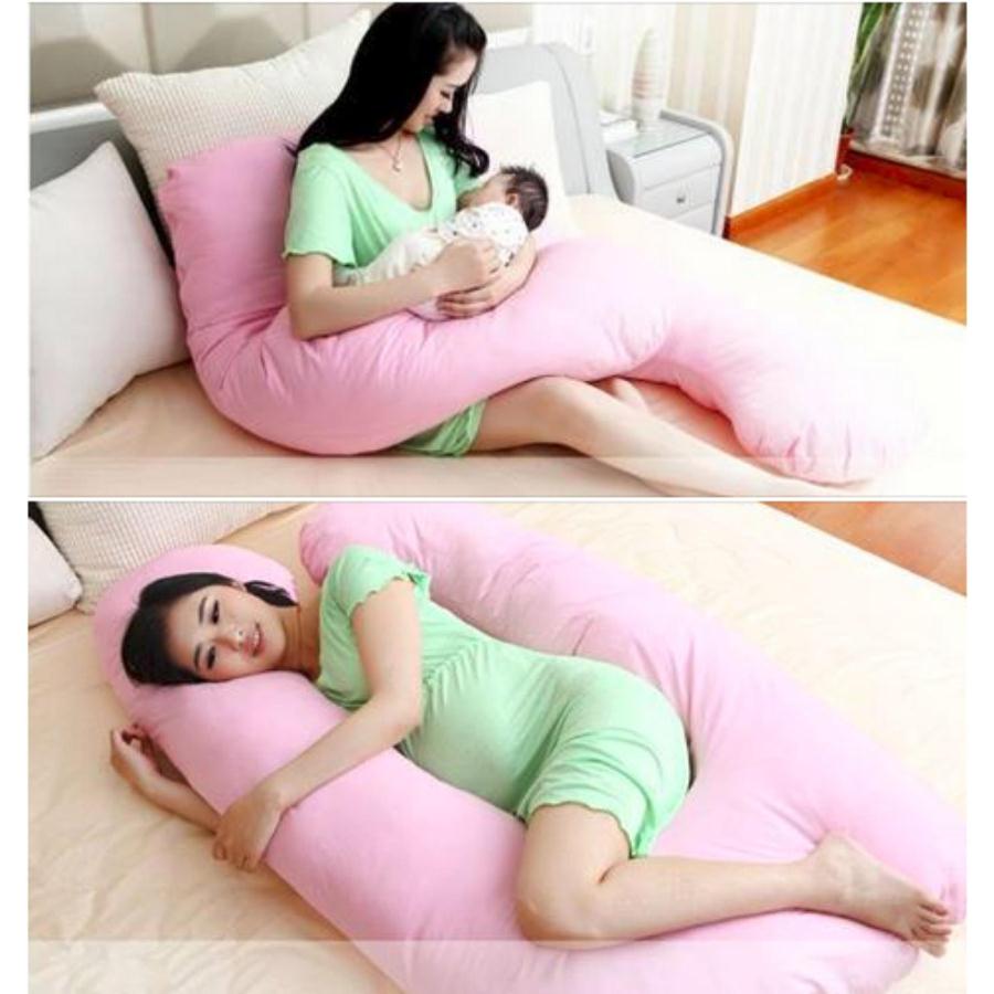 Gối ôm hình chữ U cho mẹ bầu